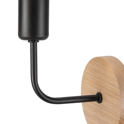 Iluminação de parede VITO OAK 1xE27/60W/230V