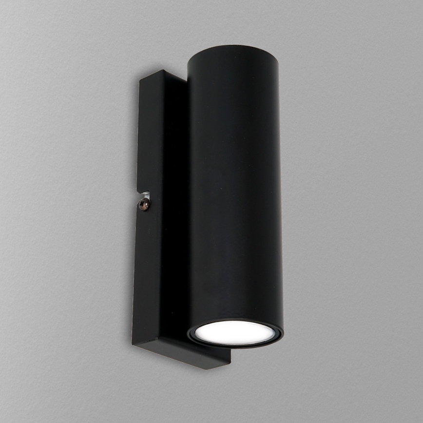 Iluminação de parede WALL 1xGU10/8W/230V preto