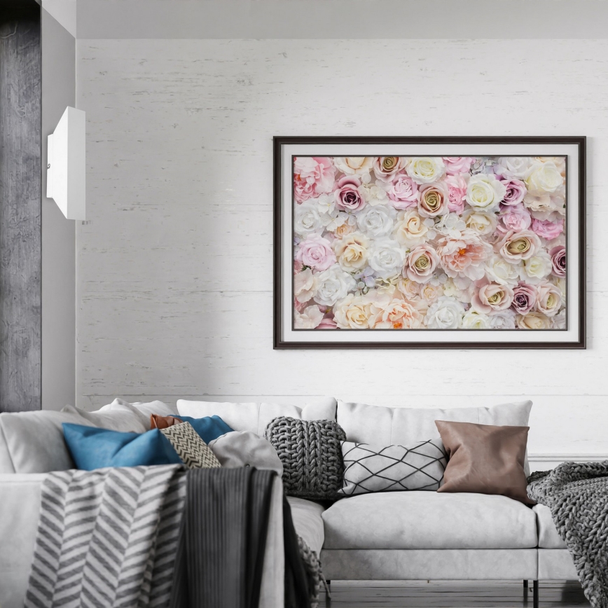 Iluminação de parede WALL 2xGU10/8W/230V branco