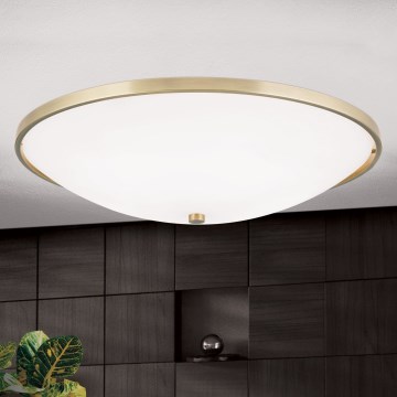 Iluminação de teto AIDA 5xE27/60W/230V diâmetro 56,5 cm latão