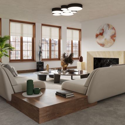 Iluminação de teto ARENA 4xE27/60W/230V preta