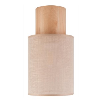 Iluminação de teto ARI 1xE27/60W/230V diâmetro 16 cm bege