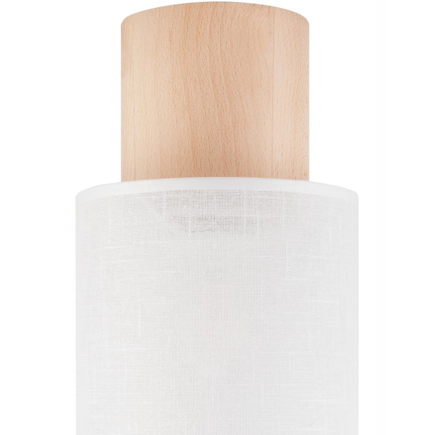 Iluminação de teto ARI 1xE27/60W/230V diâmetro 16 cm branco