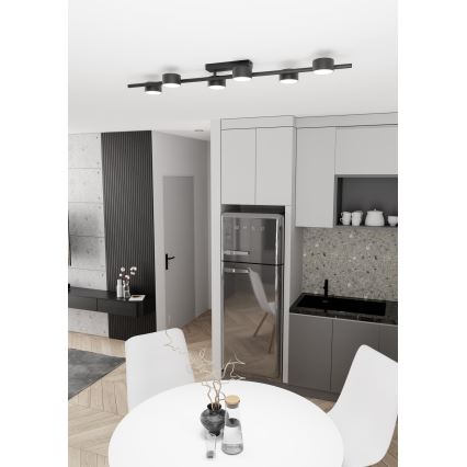 Iluminação de teto BET 6xGX53/12W/230V preto