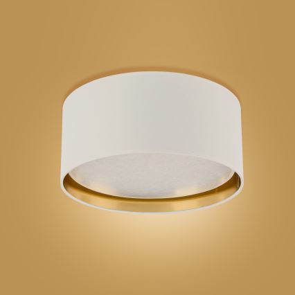 Iluminação de teto BILBAO 4xE27/15W/230V d. 45 cm branco/dourado