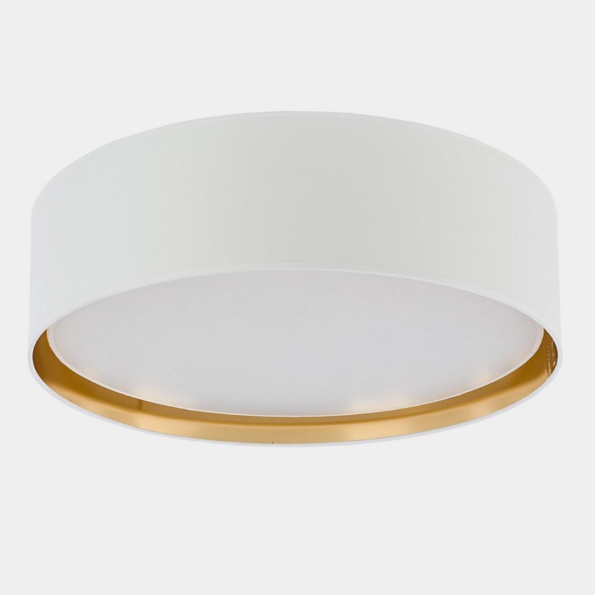 Iluminação de teto BILBAO 4xE27/15W/230V d. 60 cm branco/dourado