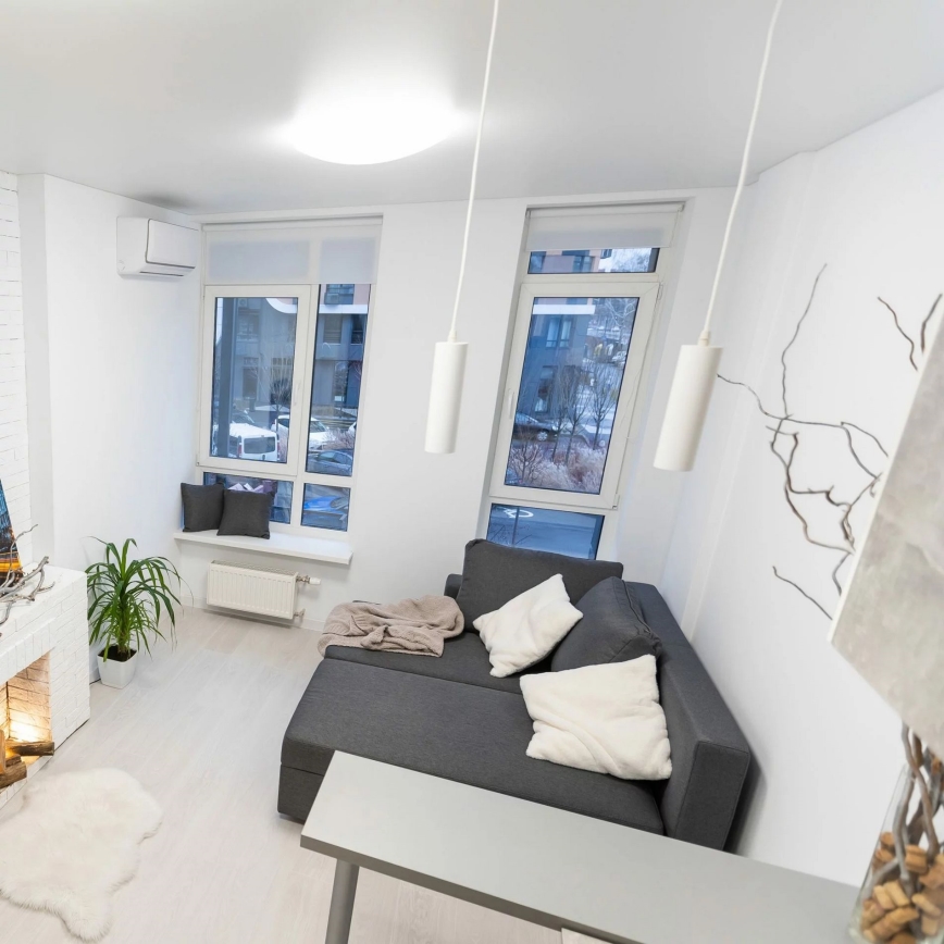 Iluminação de teto BONIFACY 1xE27/20W/230V diâmetro 26,5 cm branco