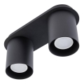 Iluminação de teto CREEP 2xGU10/25W/230V preto