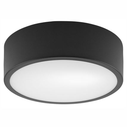 Iluminação de teto DANTE 1xE27/60W/230V diâmetro 26 cm preto
