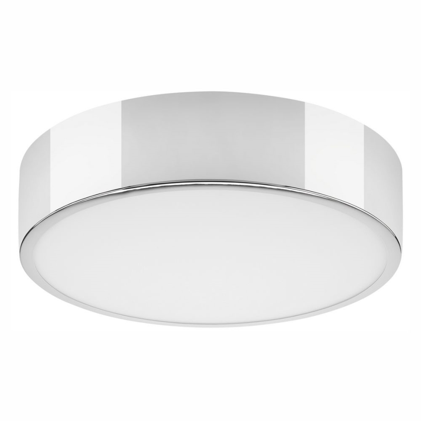 Iluminação de teto DANTE 2xE27/60W/230V diâmetro 36 cm cromado brilhante