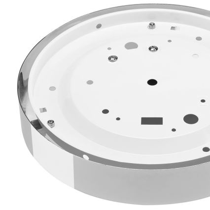 Iluminação de teto DANTE 2xE27/60W/230V diâmetro 36 cm cromado brilhante