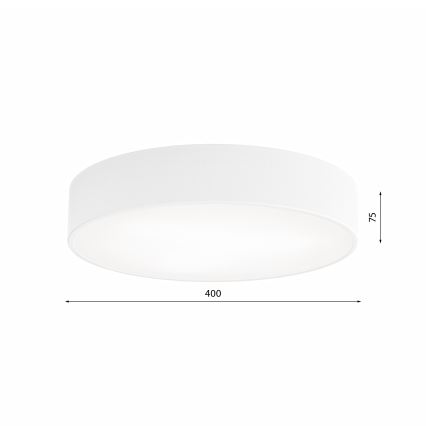 Iluminação de teto de casa de banho CLEO 3xE27/24W/230V d. 40 cm branca IP54