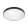 Iluminação de teto de casa de banho LED CIRCLE LED/12W/230V 4000K diâmetro 25 cm IP44 preto