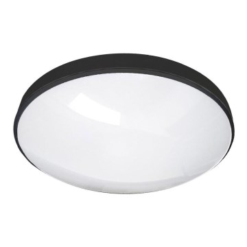 Iluminação de teto de casa de banho LED CIRCLE LED/24W/230V 4000K diâmetro 37 cm IP44 preto