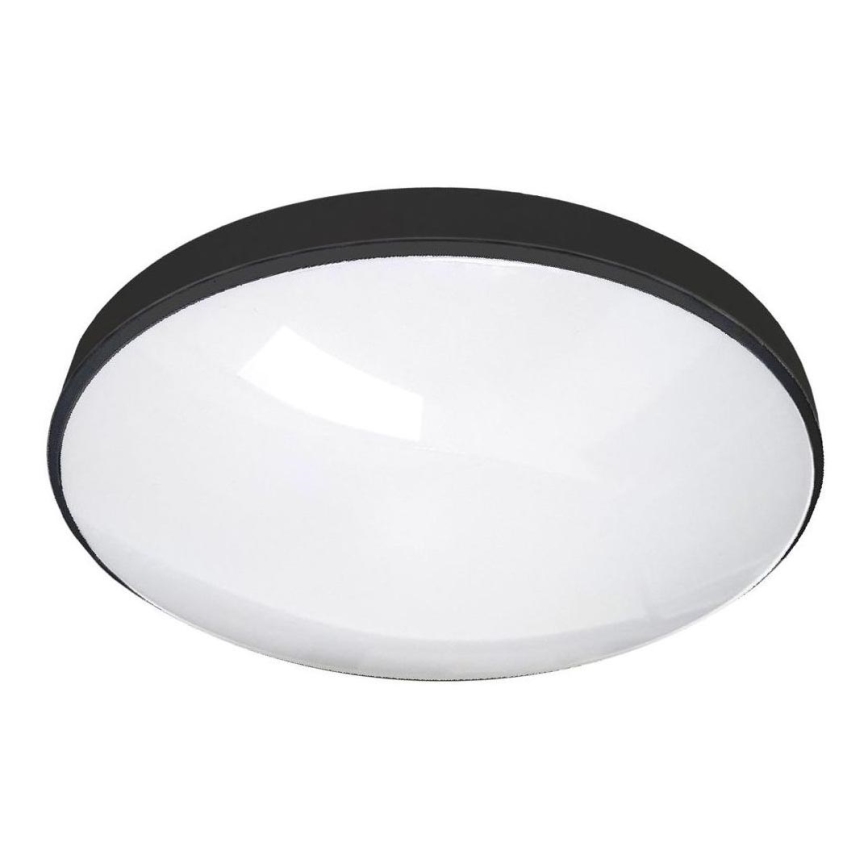 Iluminação de teto de casa de banho LED CIRCLE LED/24W/230V 4000K diâmetro 37 cm IP44 preto