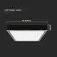 Iluminação de teto de casa de banho LED com sensor LED/18W/230V 4000K IP44 preto