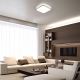 Iluminação de teto de casa de banho LED DABAR LED/11W/230V 4000K 26x26 cm IP44