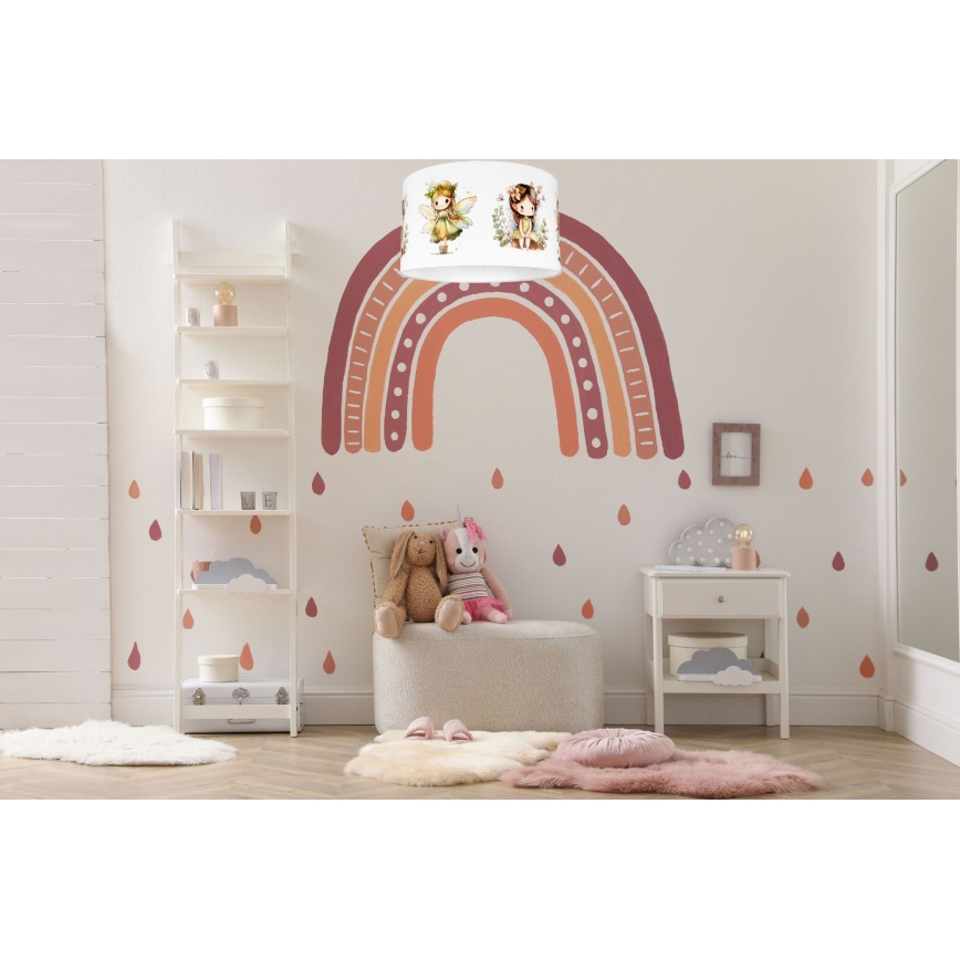 Iluminação de teto de criança FAIRIES 1xE27/60W/230V