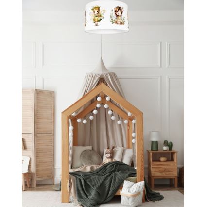 Iluminação de teto de criança FAIRIES 1xE27/60W/230V