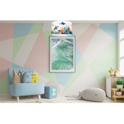 Iluminação de teto de criança OCEAN 1xE27/60W/230V