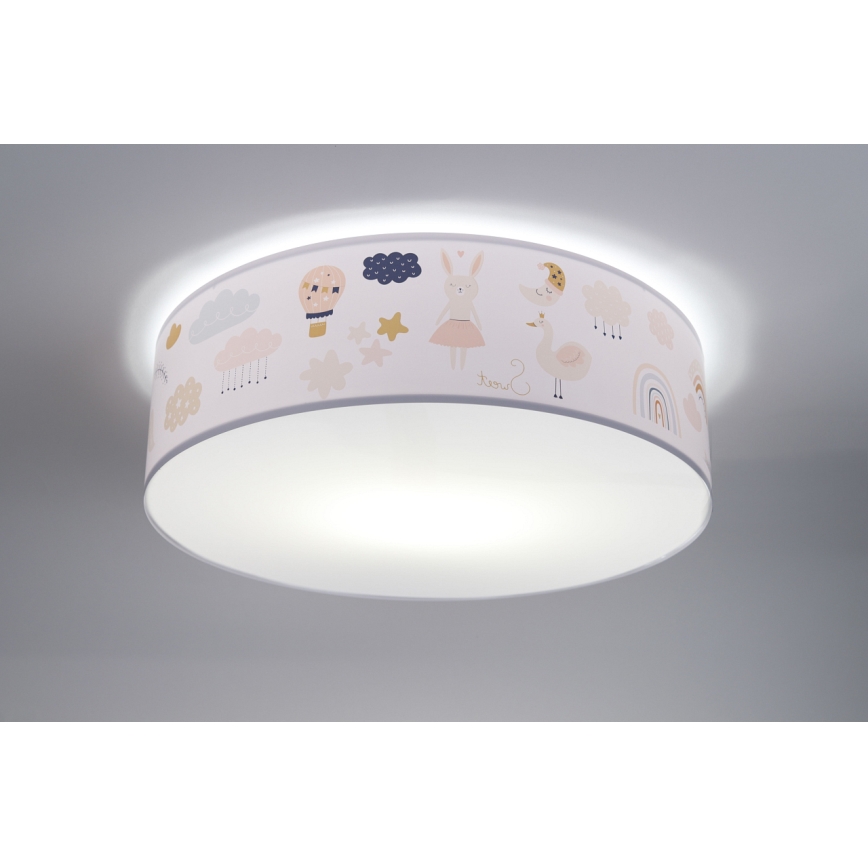 Iluminação de teto de criança SWEET DREAMS 2xE27/60W/230V diâmetro 40 cm