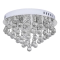 Iluminação de teto de cristal 6xE14/60W/230V