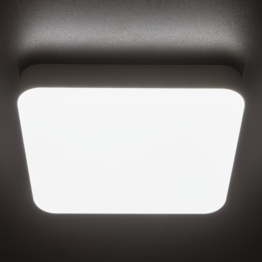 Iluminação de teto de trabalho LED com sensor de movimento IPER LED/19W/230V IK10 IP65 angular branco