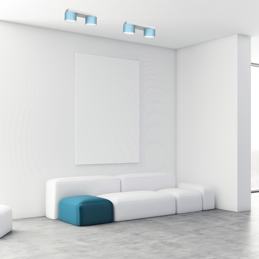 Iluminação de teto DIXIE 2xGX53/11W/230V azul