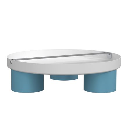 Iluminação de teto DIXIE 3xGX53/11W/230V azul