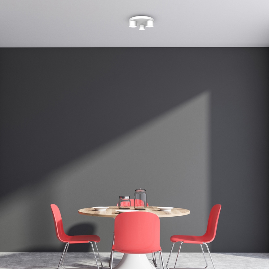 Iluminação de teto DIXIE 3xGX53/11W/230V branca