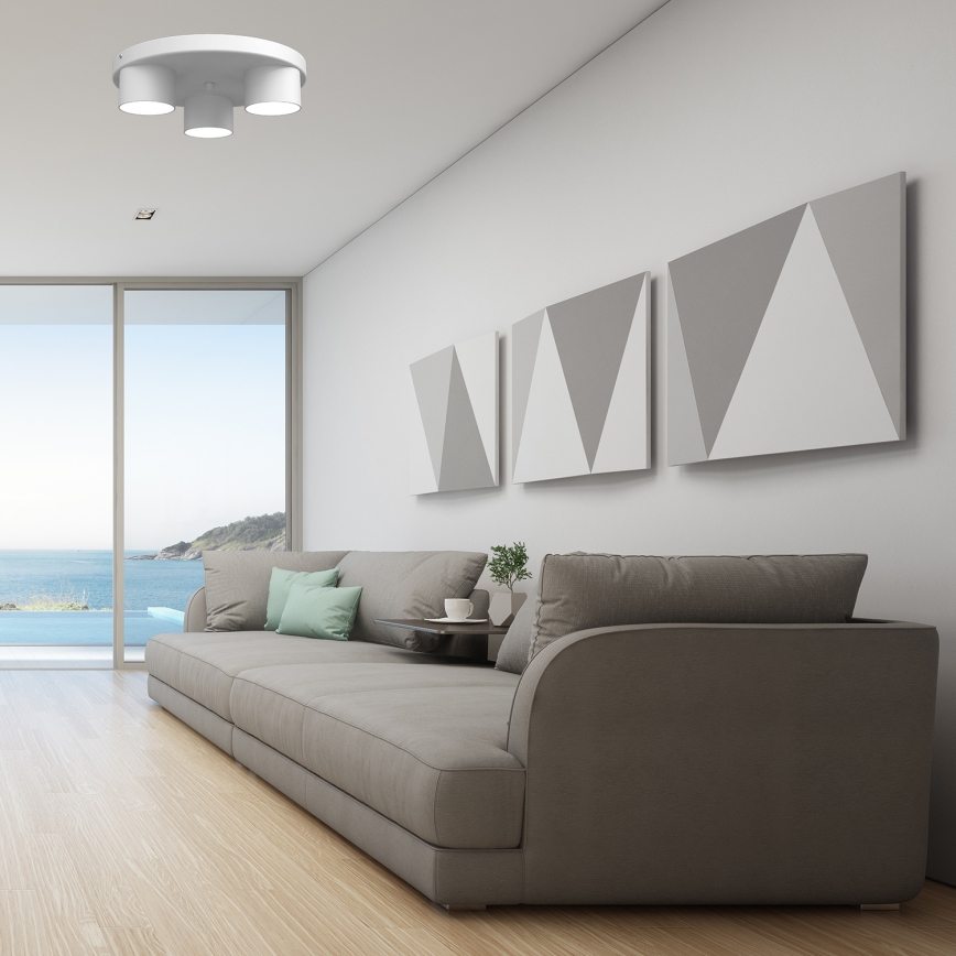 Iluminação de teto DIXIE 3xGX53/11W/230V branca