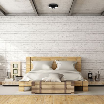 Iluminação de teto DIXIE 3xGX53/11W/230V preta