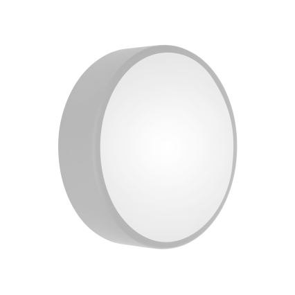 Iluminação de teto exterior com sensor CLEO 2xE27/24W/230V d. 30 cm cinzento IP54