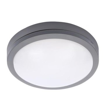 Iluminação de teto exterior LED com sensor SIENA LED/20W/230V 4000K diâmetro 23 cm IP54