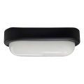 Iluminação de teto exterior LED LED/15W/230V 4200K 20x9,8 cm IP64 preto