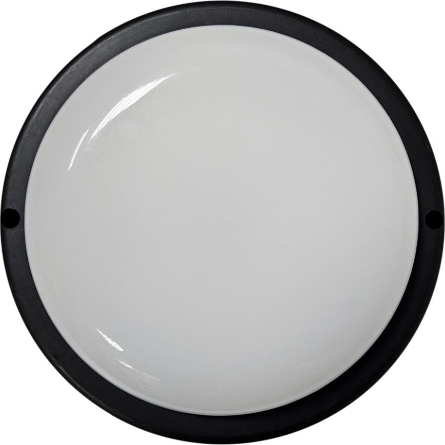 Iluminação de teto exterior LED LED/15W/230V 4200K diâmetro 15,5 cm IP64 preto