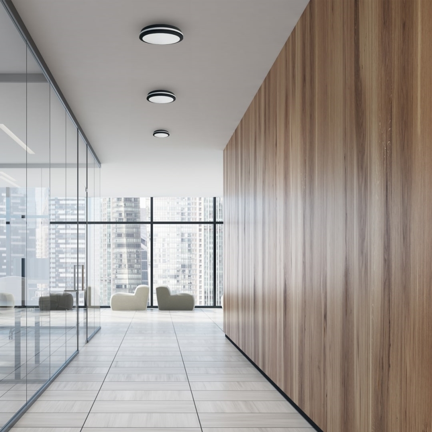 Iluminação de teto exterior LED MARLON LED/36W/230V 4000K IP54 preto