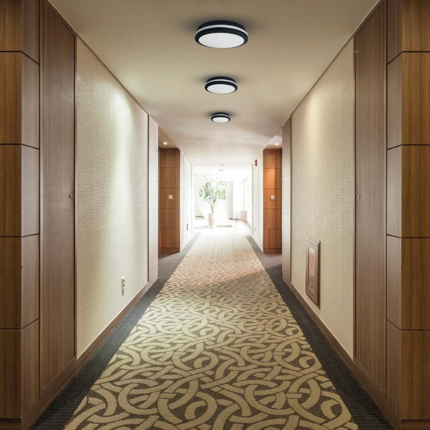 Iluminação de teto exterior LED MARLON LED/48W/230V 4000K IP54 preto