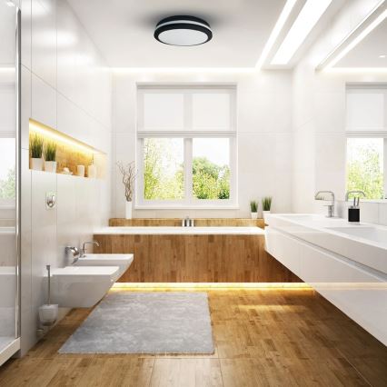 Iluminação de teto exterior LED MARLON LED/48W/230V 4000K IP54 preto