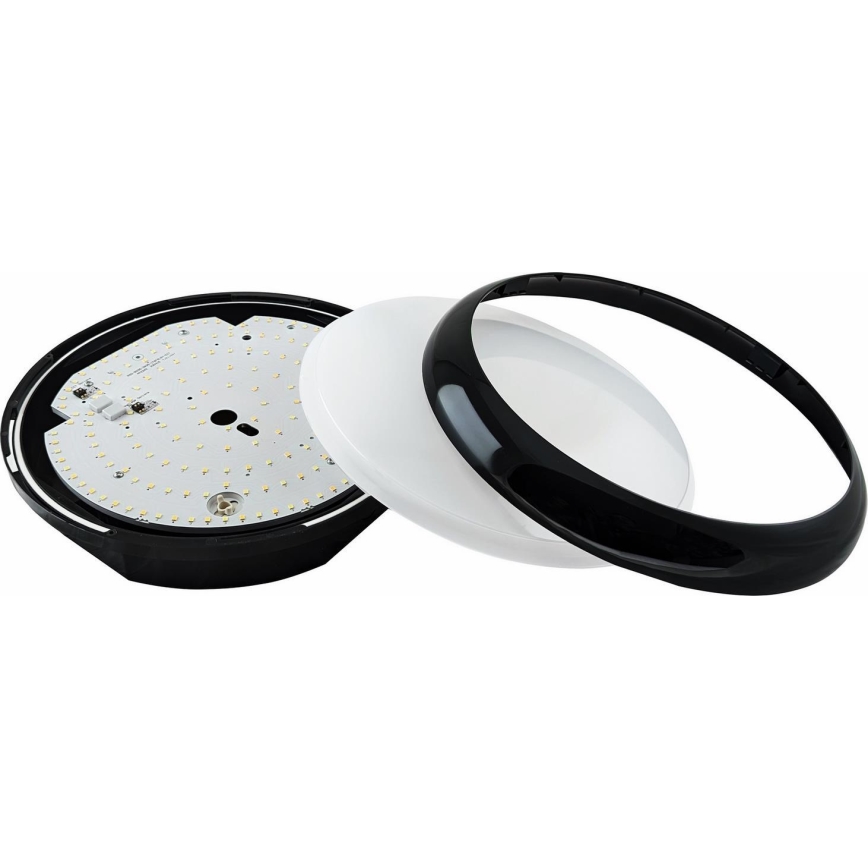 LED Regulação exterior teto iluminação STROPY LED/12/15/18/22W/230V 3000/4000/6000K IP65 preto