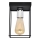 Iluminação de teto FINN 1xE27/15W/230V preto/cromado