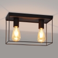 Iluminação de teto FINN 2xE27/15W/230V preto