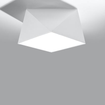 Iluminação de teto HEXA 1xE27/60W/230V branco