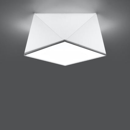 Iluminação de teto HEXA 1xE27/60W/230V branco