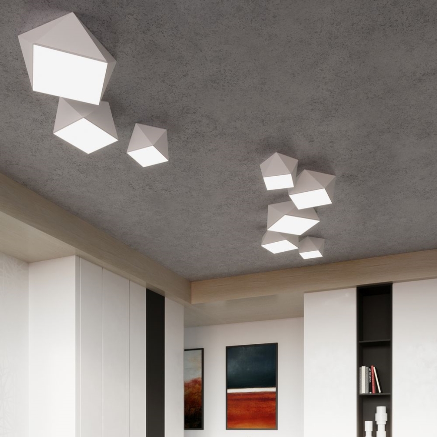 Iluminação de teto HEXA 2xE27/60W/230V branco