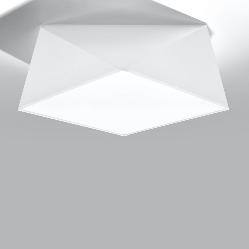 Iluminação de teto HEXA 2xE27/60W/230V branco