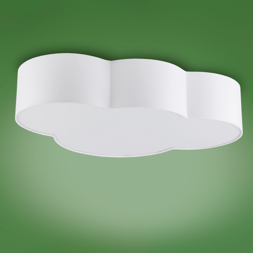 Iluminação de teto infantil CLOUD 4xE27/15W/230V branca