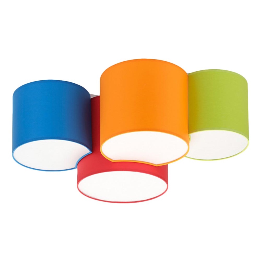 Iluminação de teto infantil MONA KIDS 4xE27/15W/230V