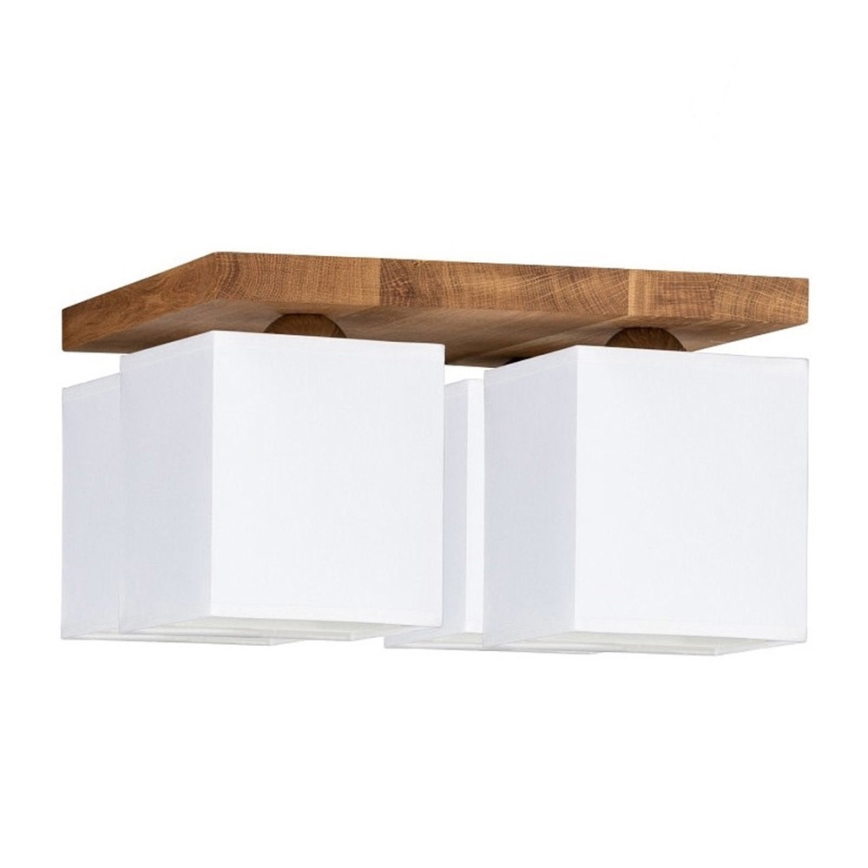 Iluminação de teto INGER 4xE27/25W/230V carvalho