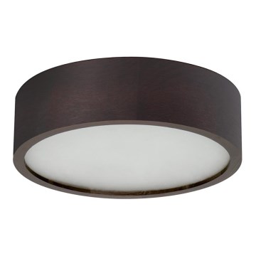 Iluminação de teto JASMIN 1xE27/20W/230V pinho ø 27,5 cm wenge